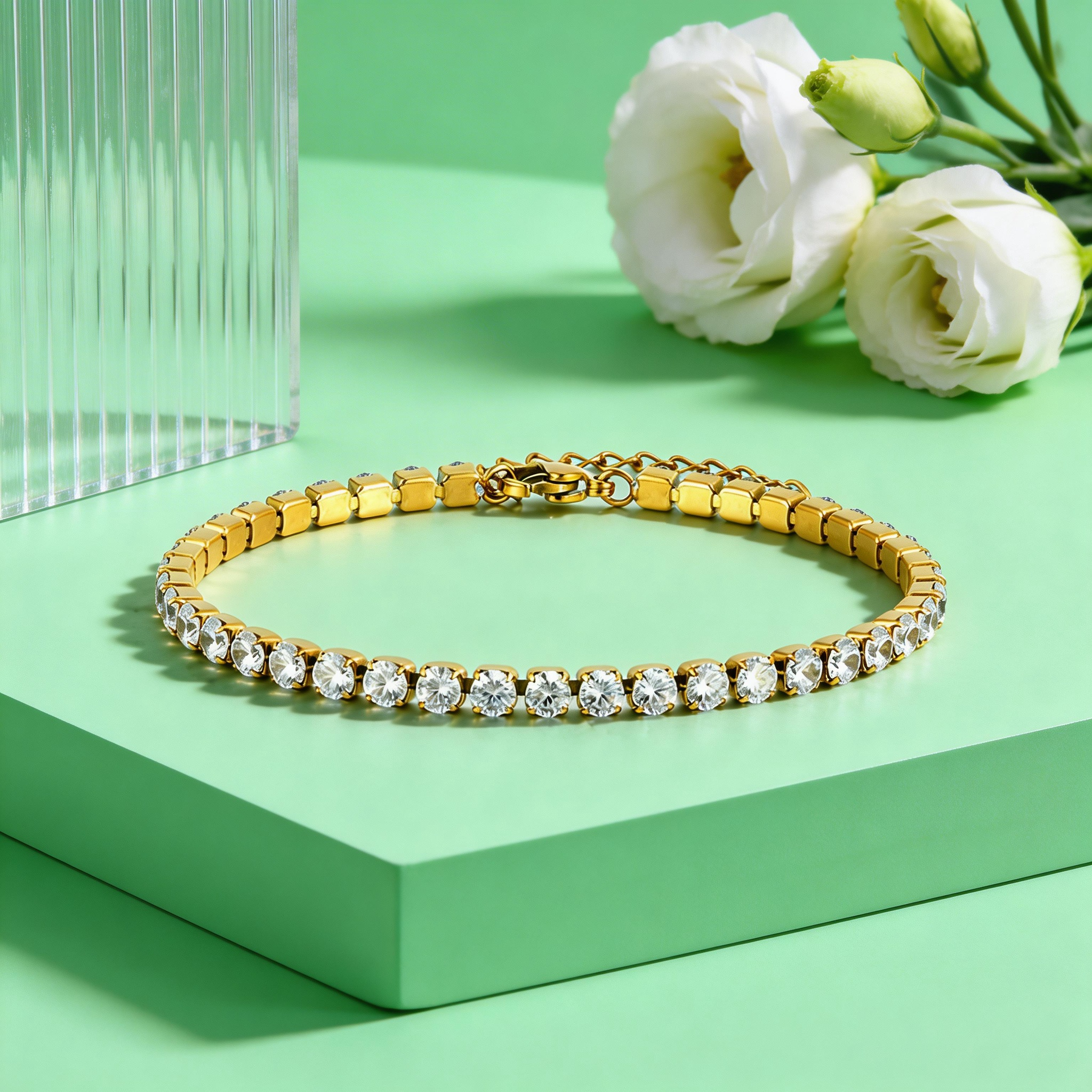 2/3/4/5MM Luxury Zircon Tennis - Jc Jewelry & Watches ulasan dan harga