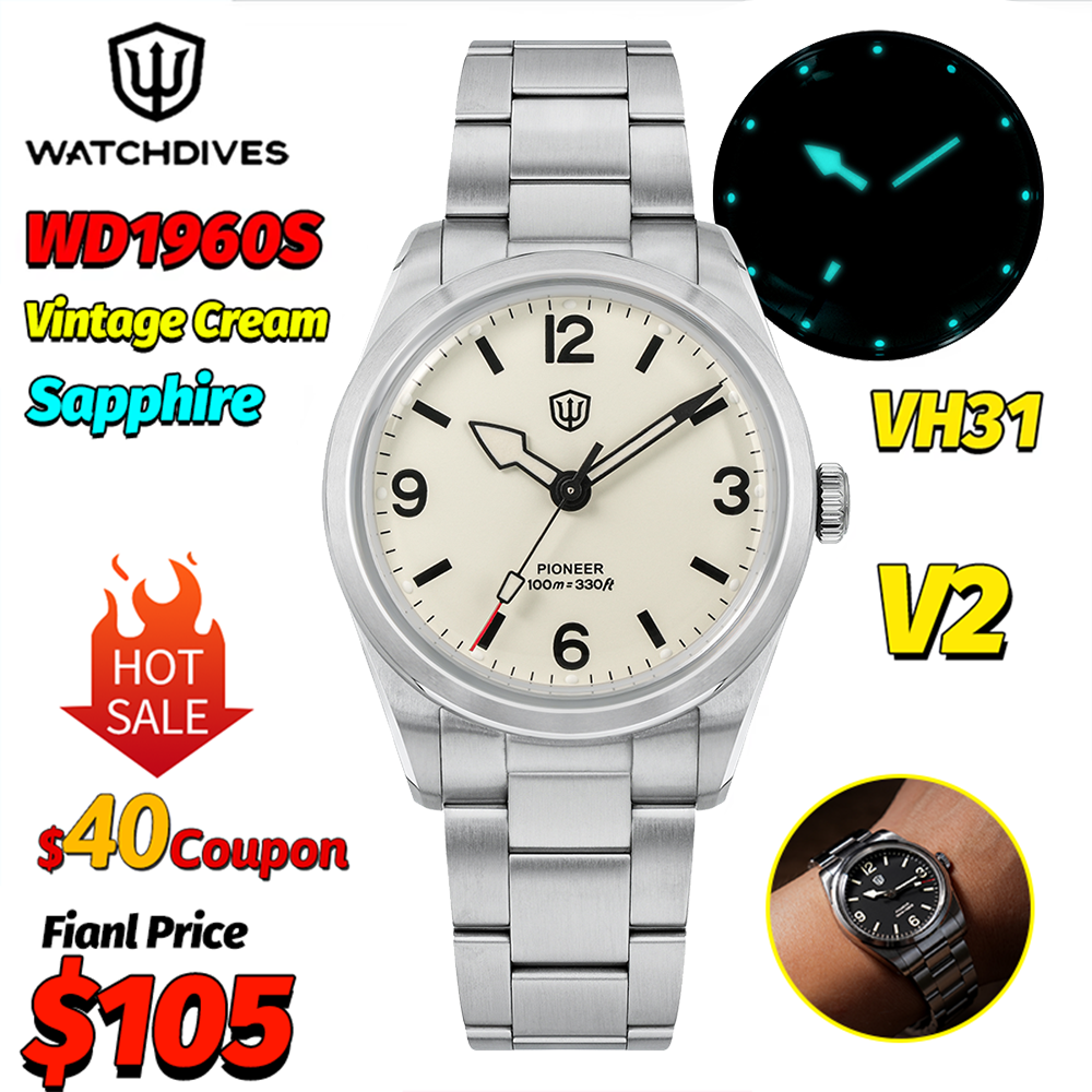 Watchdives WD1960S V2 Vintage  - Vintage Pocket Watch ulasan dan harga