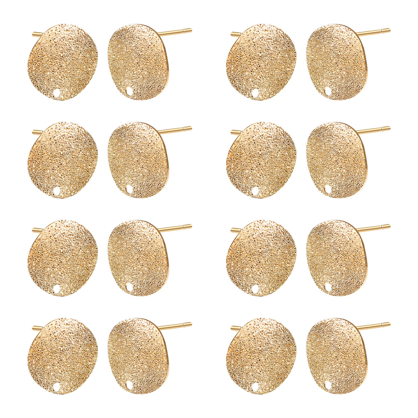 20Pcs Band Holes Earring Posts - Jewelry Repair & Watches Photos ulasan dan harga