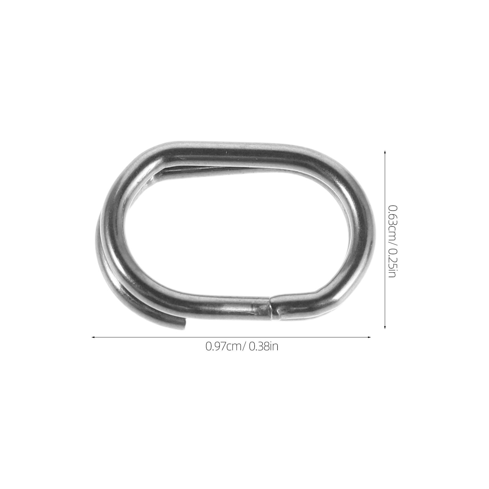 100Pcs Oval Stainless Steel Sp - Jewelry Repair & Watches Photos ulasan dan harga